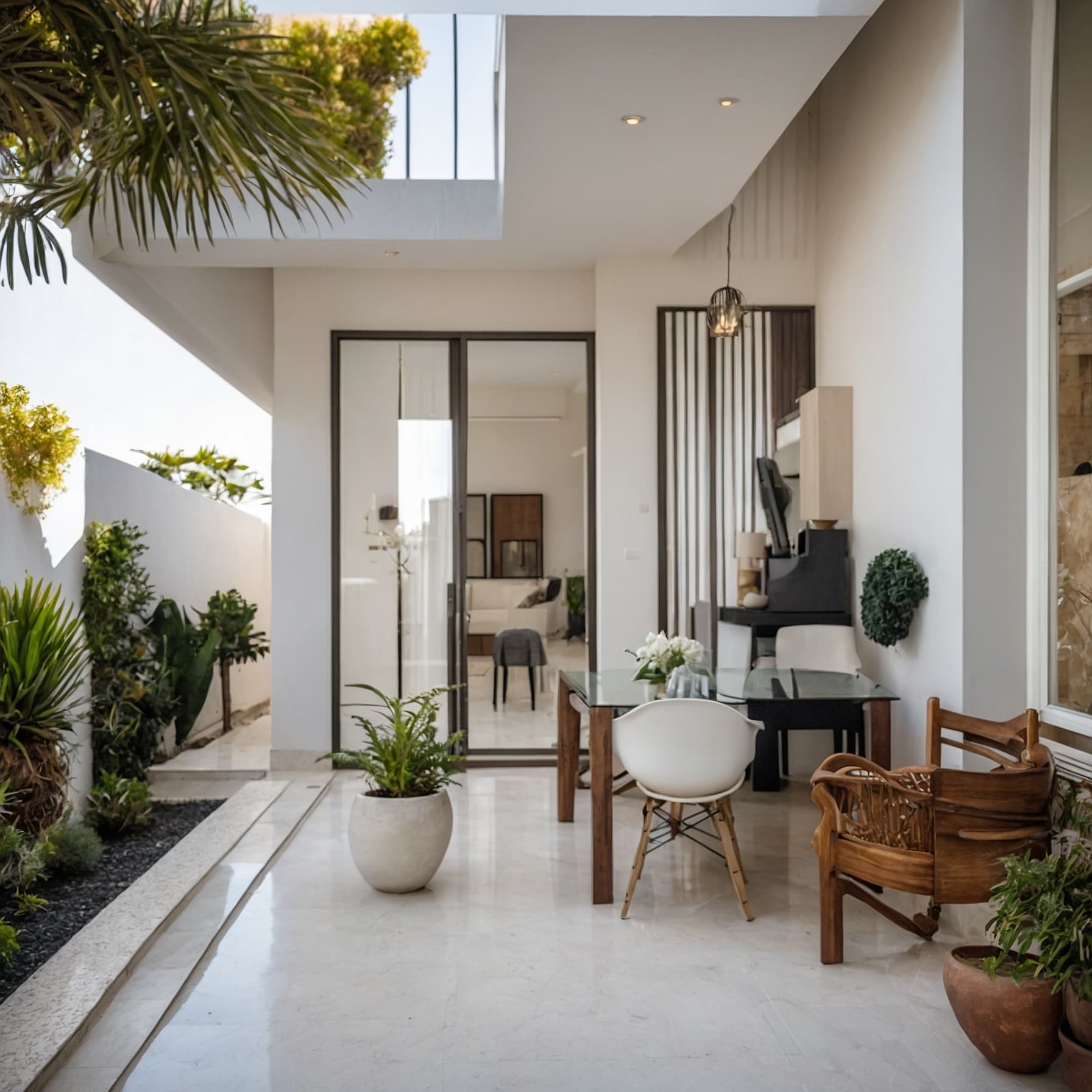 Edificio moderno con exterior elegante